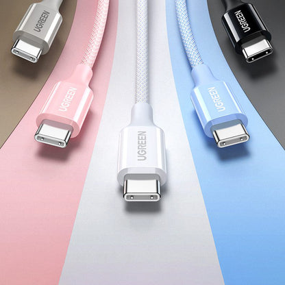 Daten- und Ladekabel USB-C - USB-C UGREEN L501, 60W, 2m, Grau