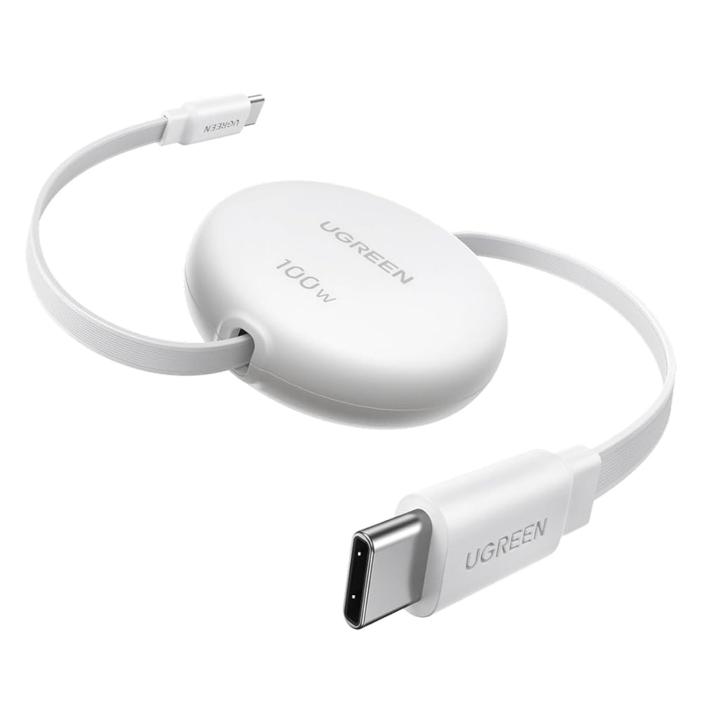 Daten- und Ladekabel USB-C - USB-C UGREEN L531, 100W, 1m, Weiß