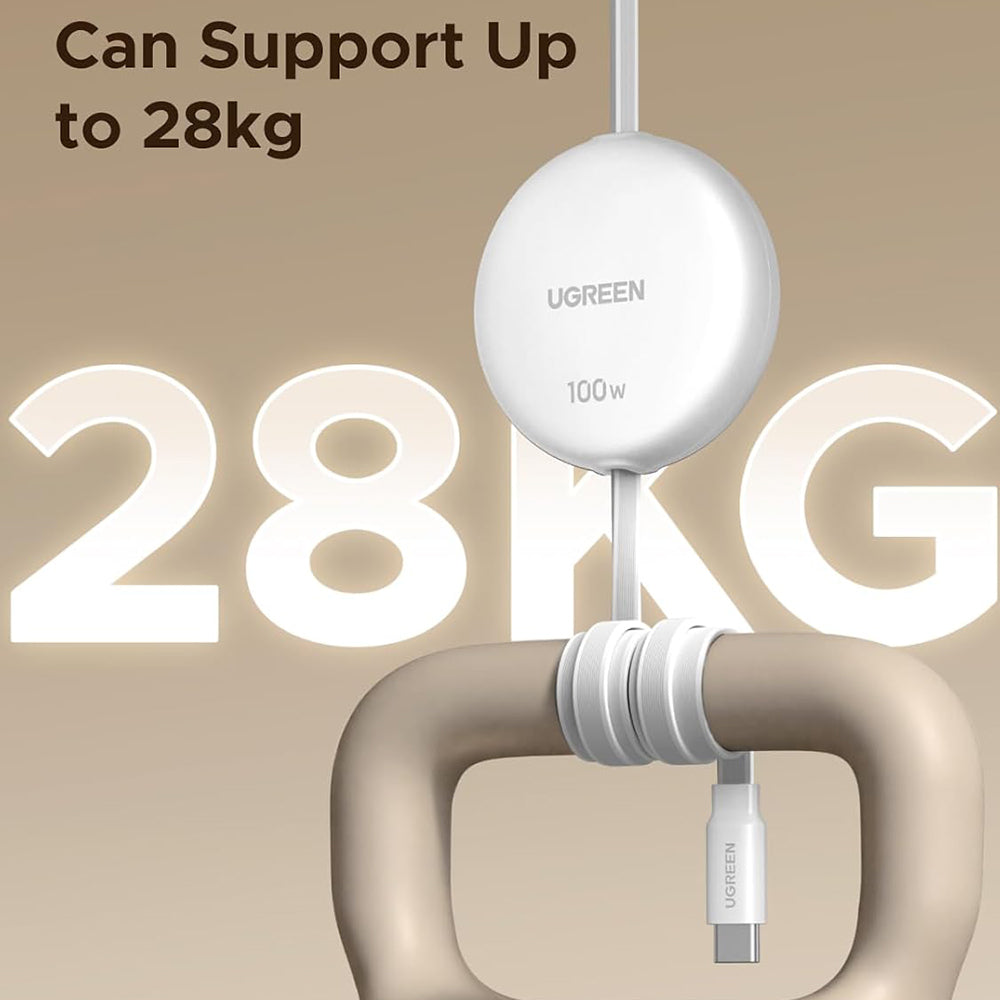 Daten- und Ladekabel USB-C - USB-C UGREEN L531, 100W, 1m, Weiß