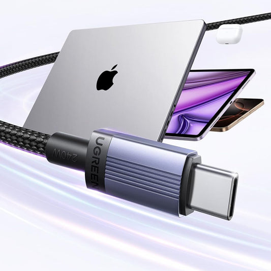 Daten- und Ladekabel USB-C - USB-C UGREEN L532, 240W, 1m, Grau