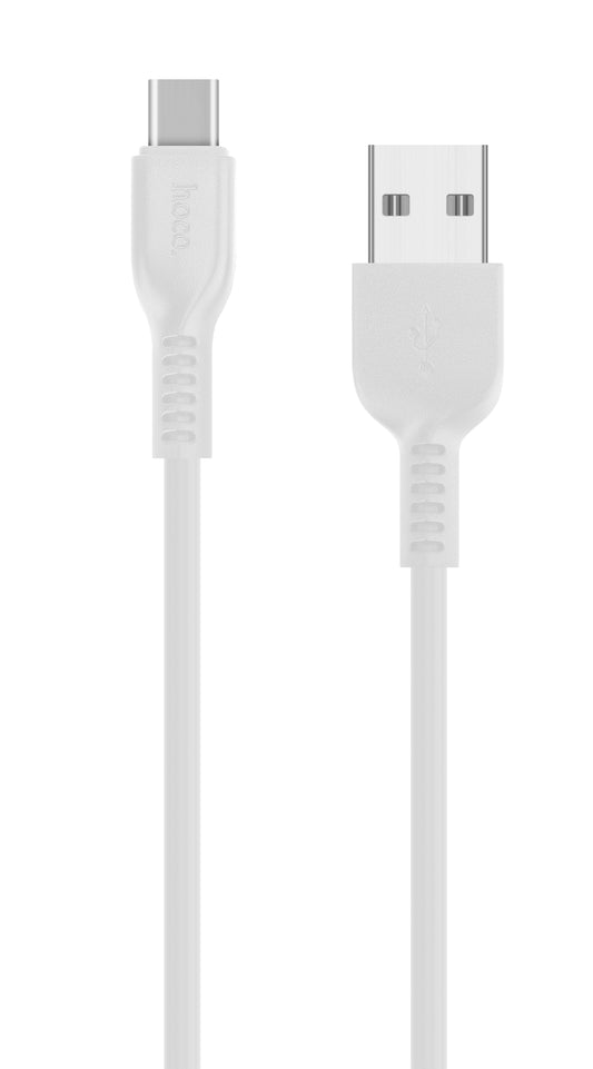 Daten- und Ladekabel USB-A - USB-C HOCO Flash X20, 18W, 2m, Weiß
