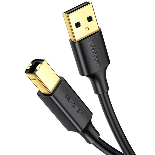 Drucker Kabel UGREEN US135, USB-A - USB-B, 3m, Schwarz