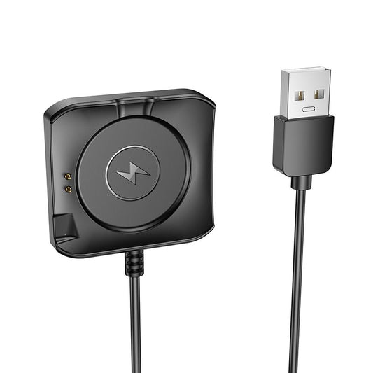 Ladekabel für HOCO Y28 Smartwatch, USB-A, Schwarz