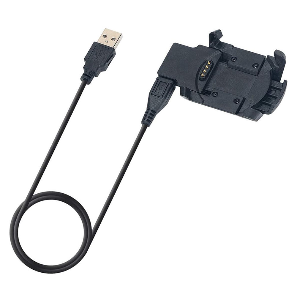 Ladekabel Techsuit TGC5 für Garmin Fenix 3 Sapphire / 3 HR / 3, USB-A, Schwarz