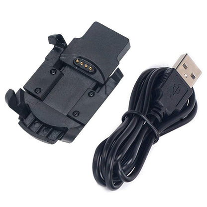 Ladekabel Techsuit TGC5 für Garmin Fenix 3 Sapphire / 3 HR / 3, USB-A, Schwarz