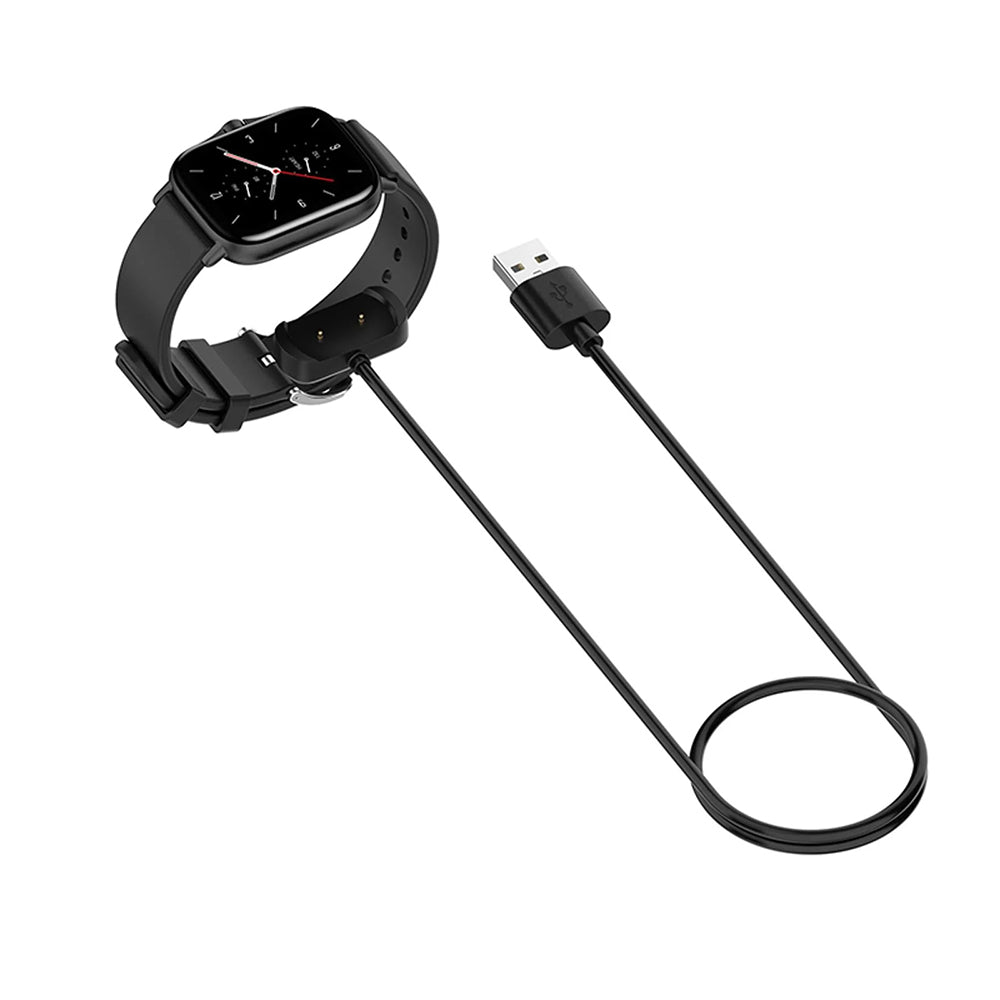 Techsuit THA6 Charging Cable for Amazfit Watch Series, USB-A, Black