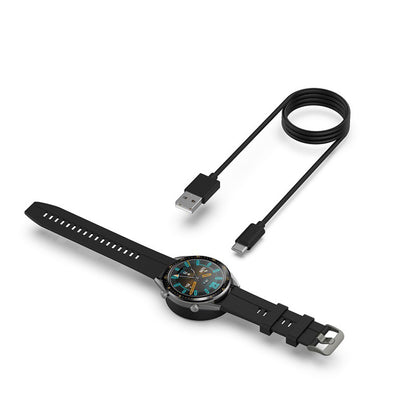 Ladekabel Techsuit THC3 für Honor Watch / Huawei Watch Series, USB-A, Schwarz
