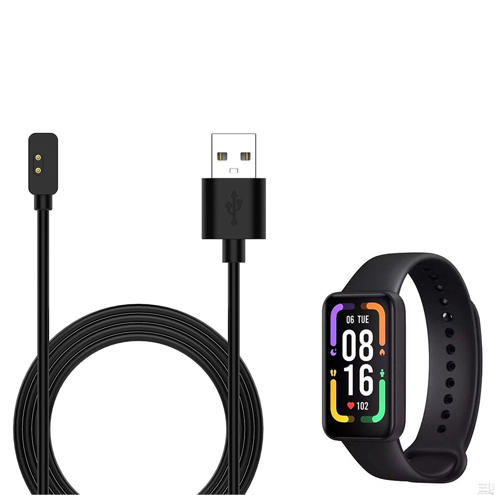Ladekabel Techsuit TXC2 für Xiaomi Smart Band 7 Pro / Redmi Watch 2 / Watch 2 Lite, USB-A, Schwarz