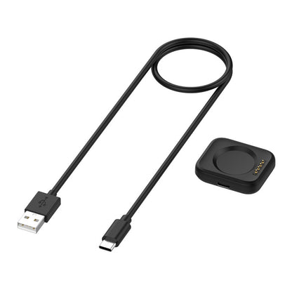 Techsuit TXC8 Charging Cable for Oppo Watch / OnePlus Watch Series, USB-A, Black