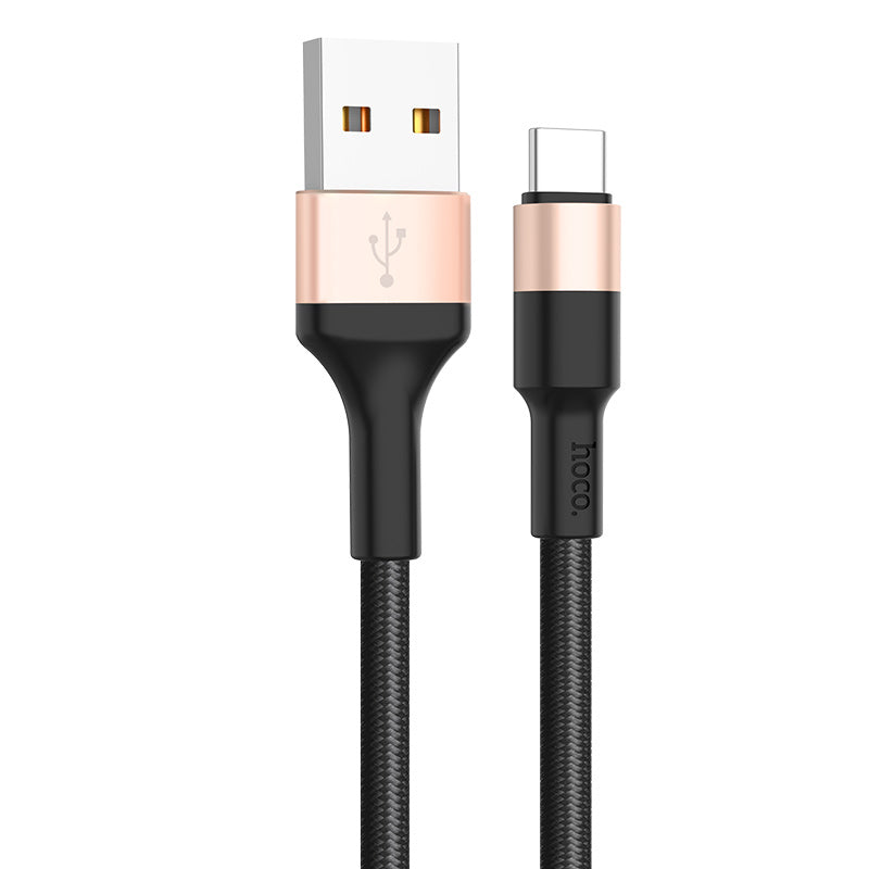 Daten- und Ladekabel USB-A - USB-C HOCO X26 Xpress, 18W, 1m, Gold