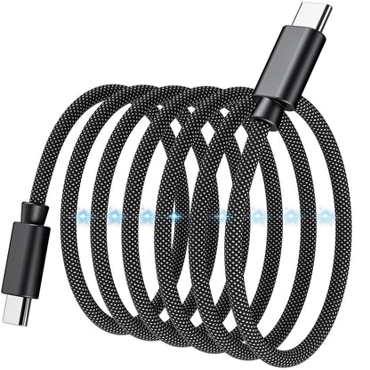 USB-C - USB-C-Ladekabel Choetech XCC-1052, 100 W, 1,2 m, Schwarz