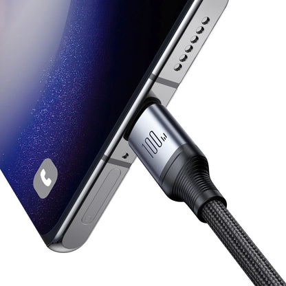 USB-C - USB-C-Ladekabel Joyroom SA21-1T2, 100 W, 1,5 m, Schwarz