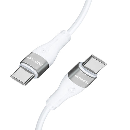 USB-C - USB-C-Ladekabel WZK WSTCC2, 65 W, 2 m, Weiß