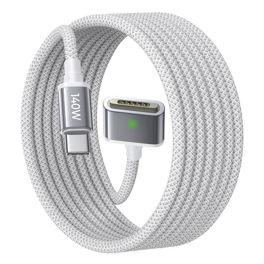 USB-C Charging Cable - MagSafe 3 Lisen, 140W, 2m, Silver YL0123070001