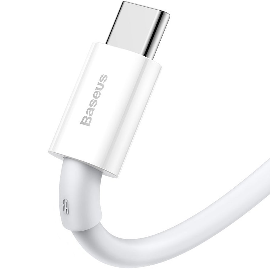 Daten- und Ladekabel USB-A - USB-C Baseus Superior Series, 66 W, 1 m, Weiß CATYS-02 