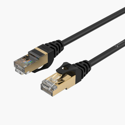 Orico Netzwerkkabel PUG-C7, UTP, Cat7, 2m, Schwarz
