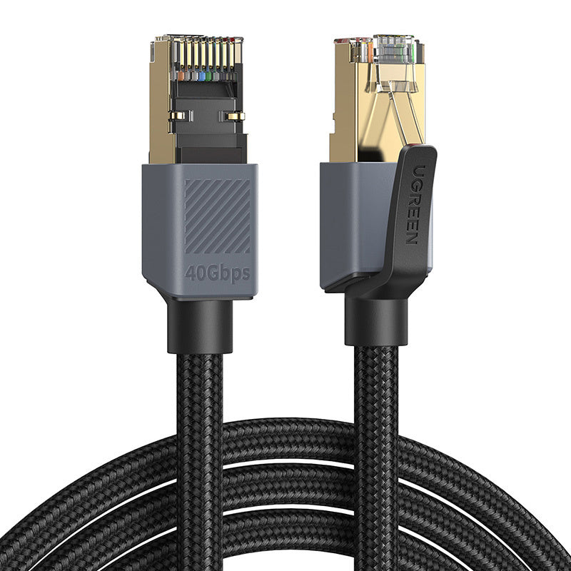 UGREEN NW343 Netzwerkkabel, UTP, Cat8, 1m, Schwarz