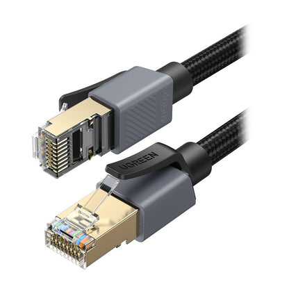 UGREEN NW343 Netzwerkkabel, UTP, Cat8, 2m, Schwarz
