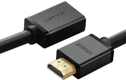 Verlängerungsvideokabel UGREEN HD107, HDMI - HDMI, 4K, 3m, Schwarz