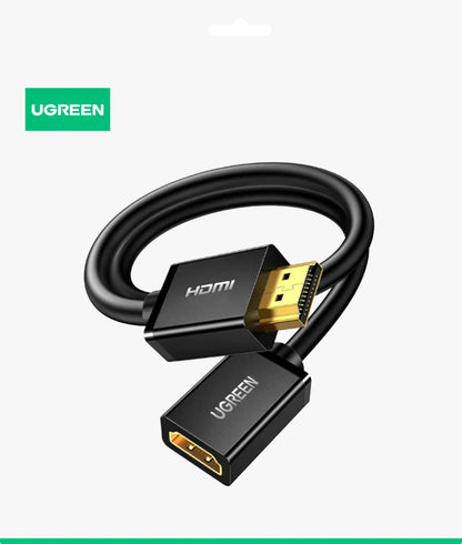 Verlängerungsvideokabel UGREEN HD107, HDMI - HDMI, 4K, 3m, Schwarz