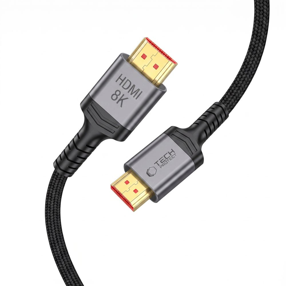 Tech-Protect Ultraboost 2 Videokabel, HDMI - HDMI, 8K, 1m, Schwarz