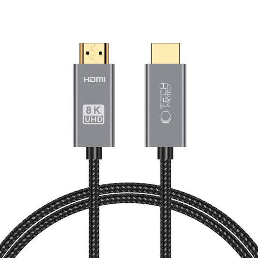 Tech-Protect Ultraboost-Videokabel, HDMI - HDMI, 8K, 1 m, Schwarz