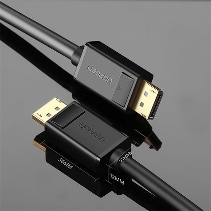 UGREEN DP102 Video-Kabel, DisplayPort - DisplayPort, 4K, 2m, Schwarz
