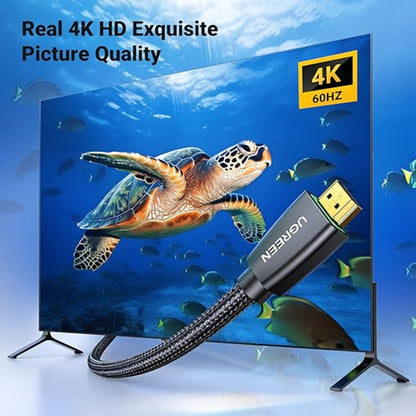 UGREEN HD118 Videokabel, HDMI - HDMI, 4K, 1,5m, Schwarz