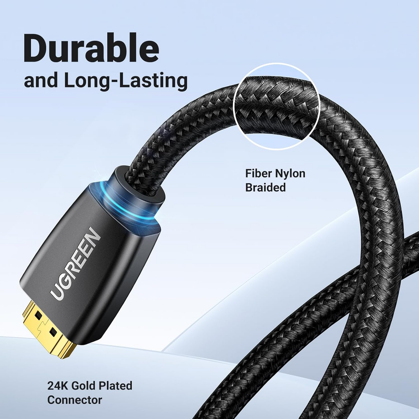UGREEN HD118 Videokabel, HDMI - HDMI, 4K, 1,5m, Schwarz