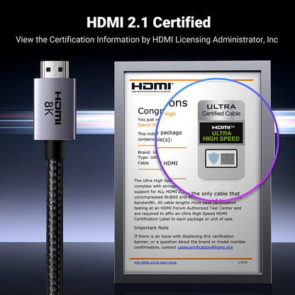 UGREEN HD171 Videokabel, HDMI - HDMI, 8K, 3m, Schwarz