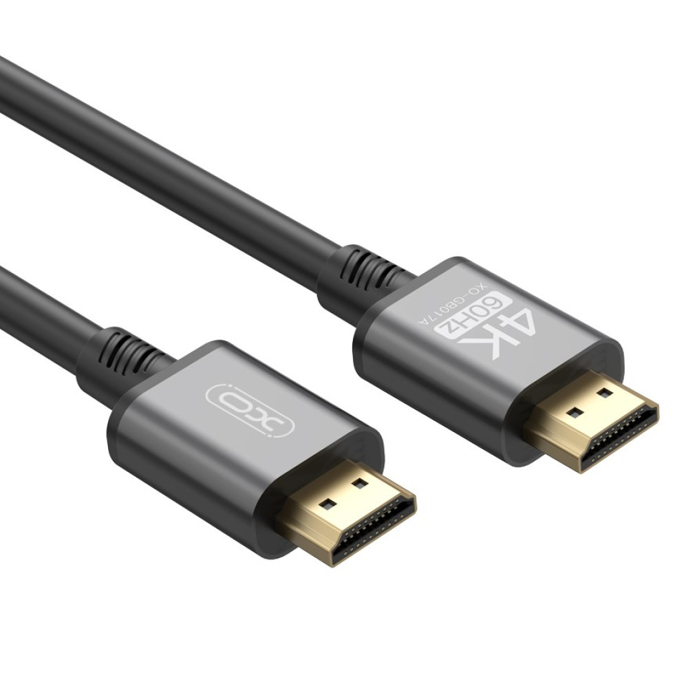 XO Design GB017B Video Cable, HDMI - HDMI, 4K, 5m, Black