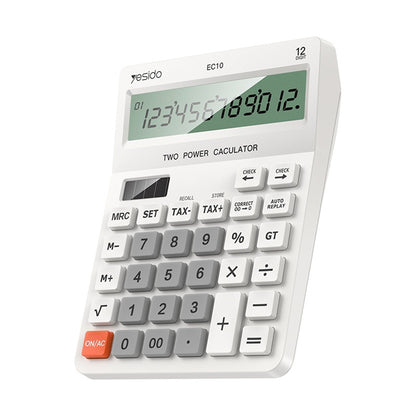 Yesido EC10 White Office Calculator