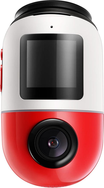 Autokamera 70mai Dashcam Omni 360 X200, 1080P, 64 GB, WLAN, GPS, KI, Sprachsteuerung, 1,2-Zoll-Display, Rosie X200-64-RED