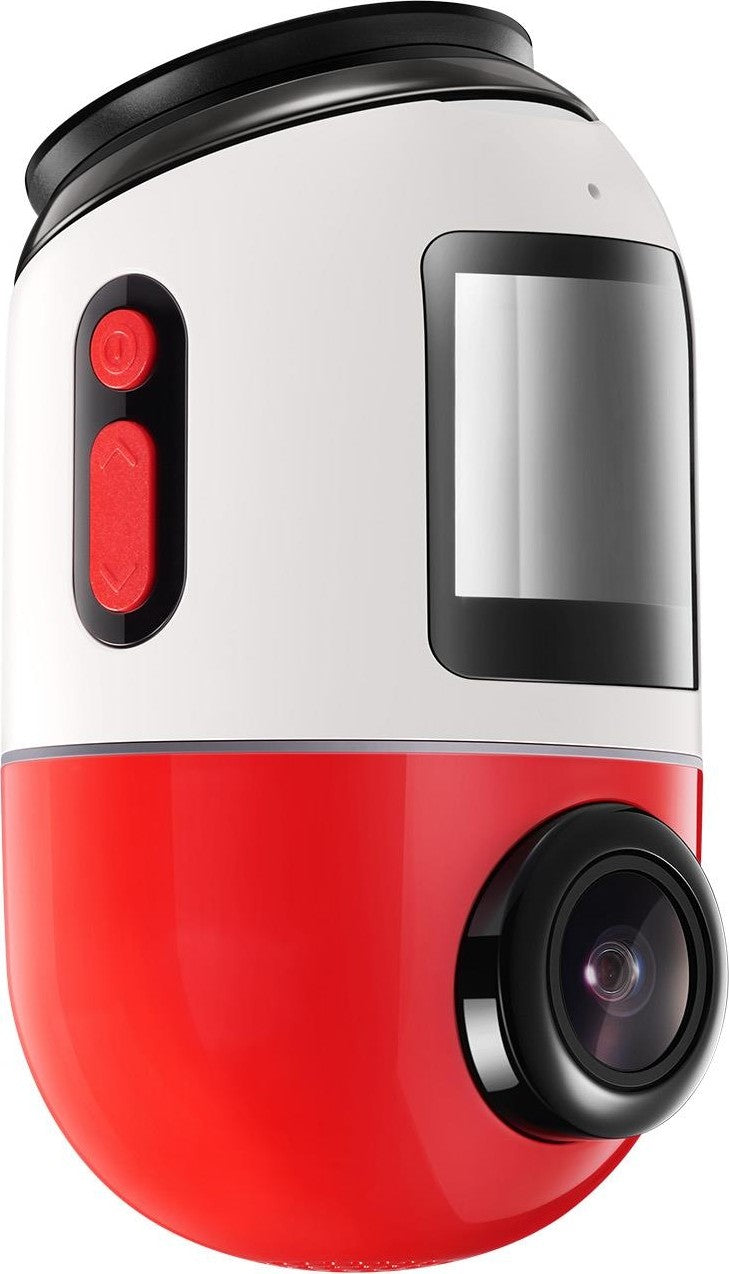 Autokamera 70mai Dashcam Omni 360 X200, 1080P, 64 GB, WLAN, GPS, KI, Sprachsteuerung, 1,2-Zoll-Display, Rosie X200-64-RED