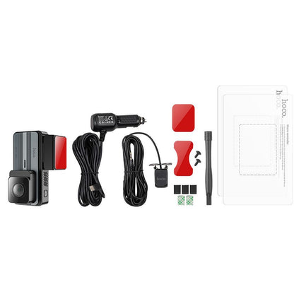 Auto-Dashcam HOCO DV12, 2K, Wi-Fi, GPS, Display 3.69 Zoll