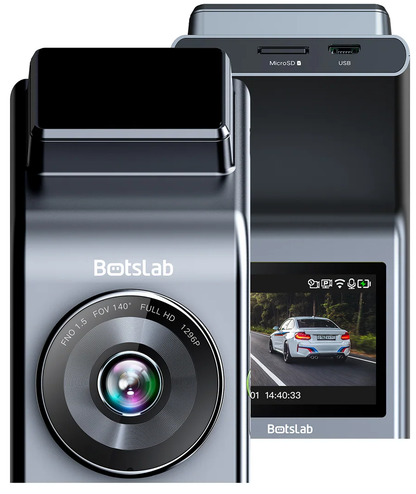 Front- und Rückfahrkamera Botslab G300H Plus, 4K, Wi-Fi, GPS, 2,4-Zoll-Display