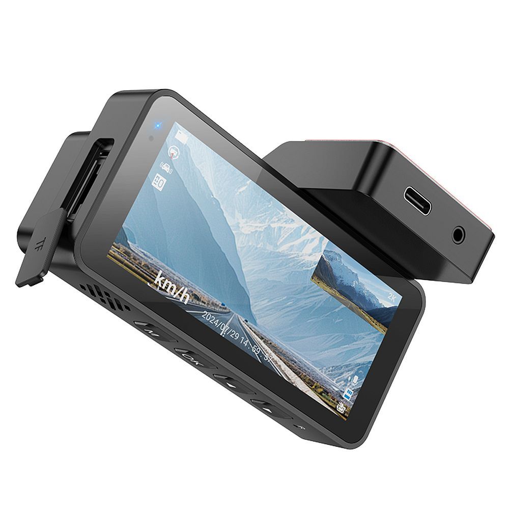 Auto-Dashcam HOCO DV12, 2K, Wi-Fi, GPS, Display 3.69 Zoll