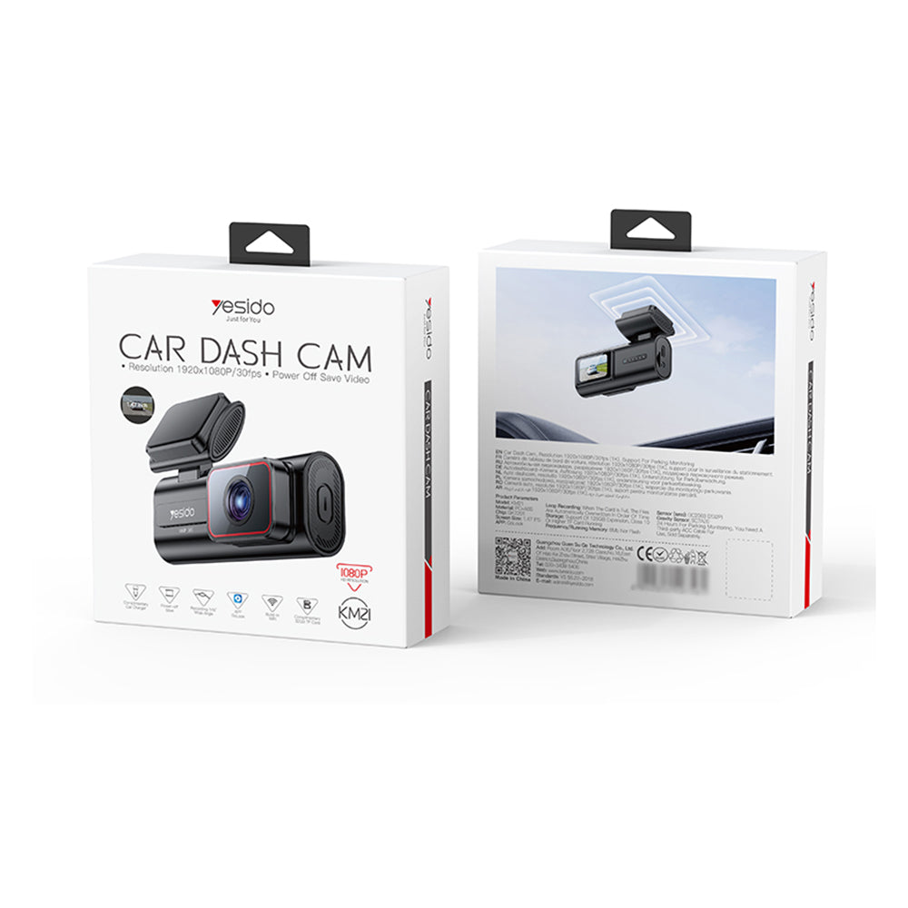 Auto Kamera Yesido KM21, 1080P, Wi-Fi, Anzeige 1.47 Zoll