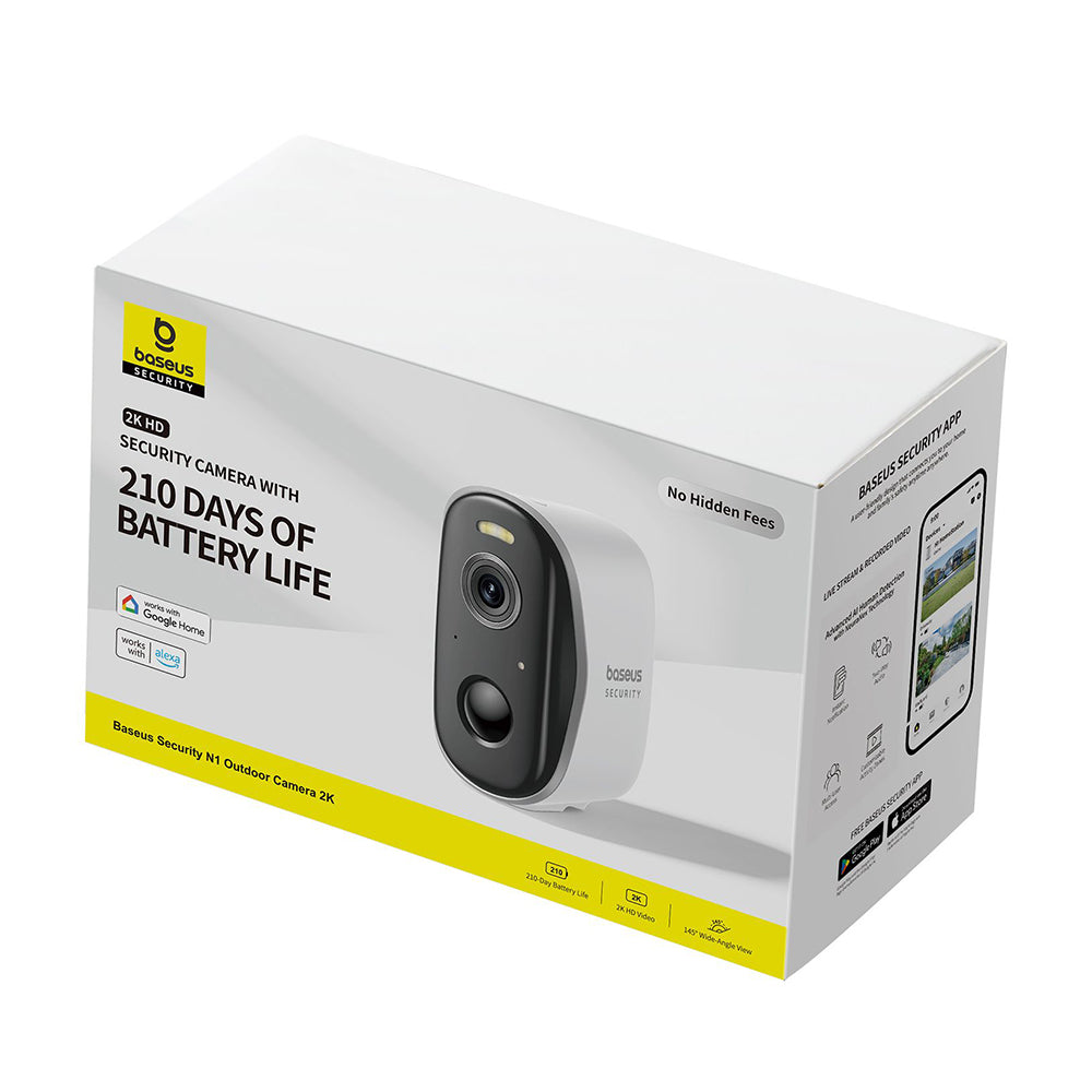 Baseus N1 Überwachungskamera, Wi-Fi, 2K, IP67, Außenbereich S0ST002130