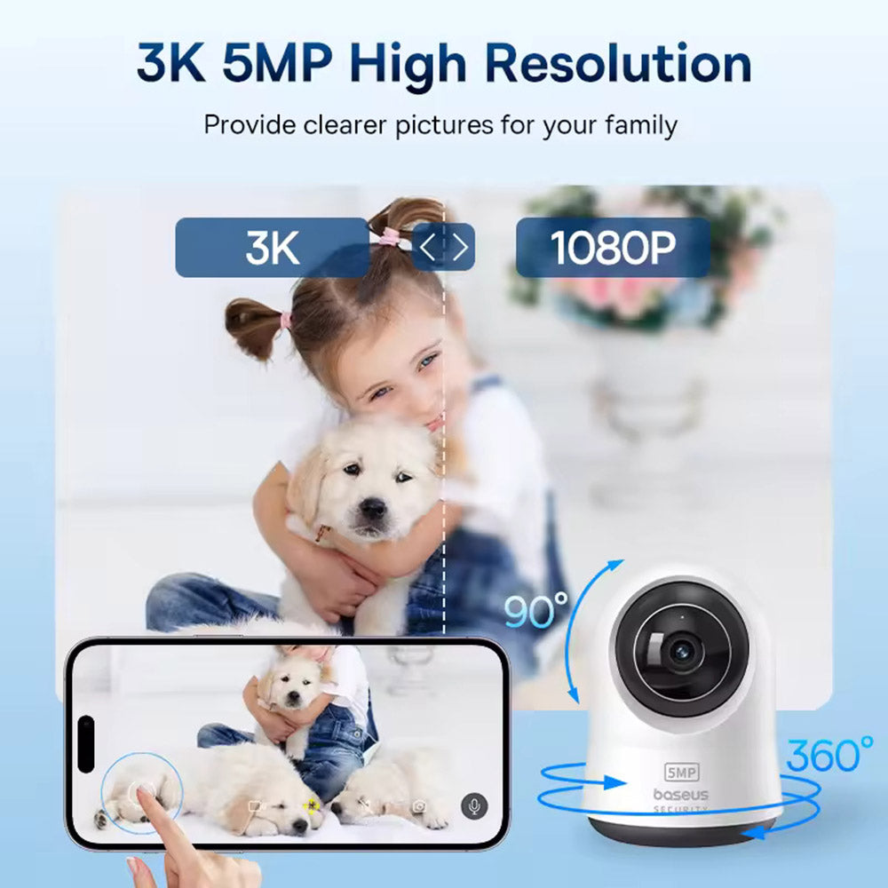 Überwachungskamera Baseus P1 Pro, Wi-Fi, 3K, Innenraum S0TW002131