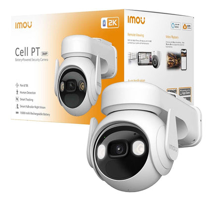 Imou Cell PT Überwachungskamera, Wi-Fi, 2K, IP66, Außenbereich IPC-K9EP-3T0WE