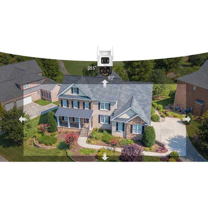 Überwachungskamera Imou Cruiser Dual 2 Pro, Wi-Fi, 2.5K + 2.5K, IP65, Außenbereich, Weiß IPC-S7XFP-8U0WED