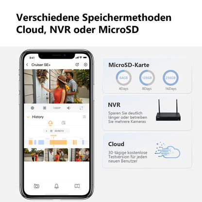 Überwachungskamera Imou Cruiser SE+, Wi-Fi, 3K, IP66, Außenbereich, Weiß IPC-K7CP-5H1WE