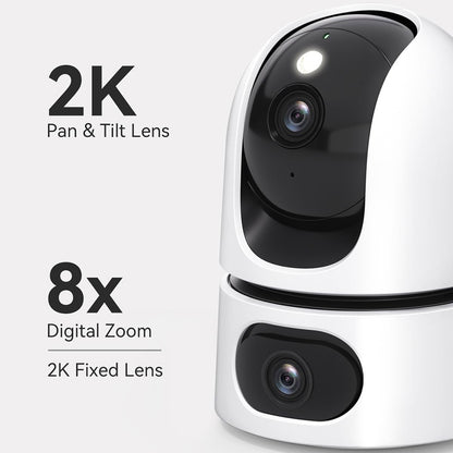 Überwachungskamera Imou Ranger Dual, Wi-Fi, 2.8K + 2.8K, Innenbereich IPC-S2XP-10M0WED