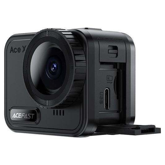 Sportkamera Acefast X1, 4K, Wi-Fi, Schwarz