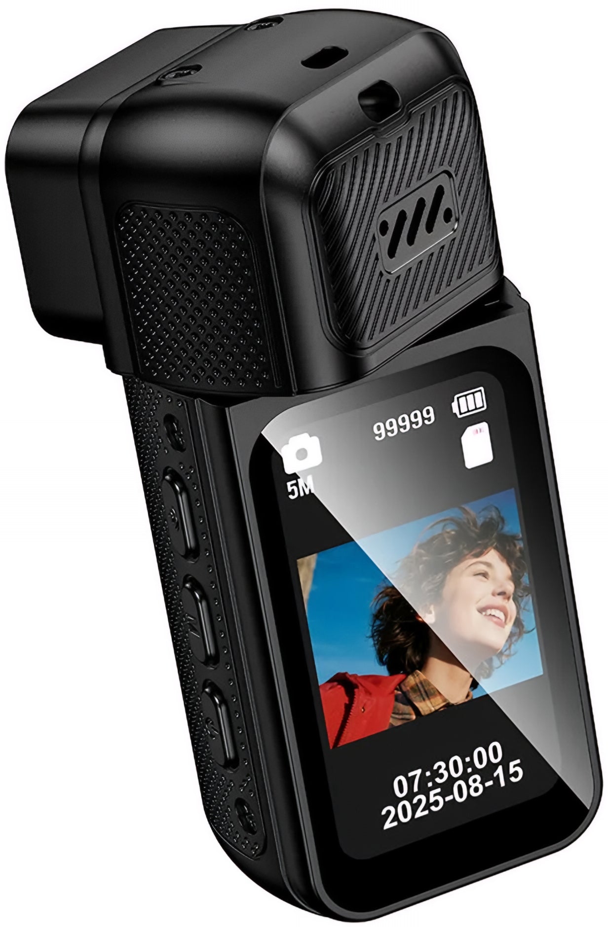 Sportkamera HOCO DV105, 2.7K, 1,47-Zoll-Display, Schwarz