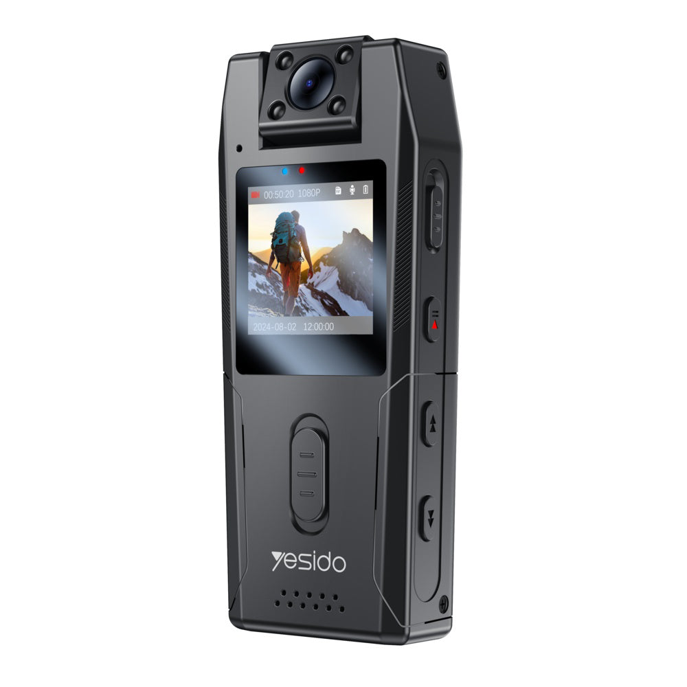 Sportkamera Yesido KM25, 1080P, 1,3-Zoll-Display, Schwarz