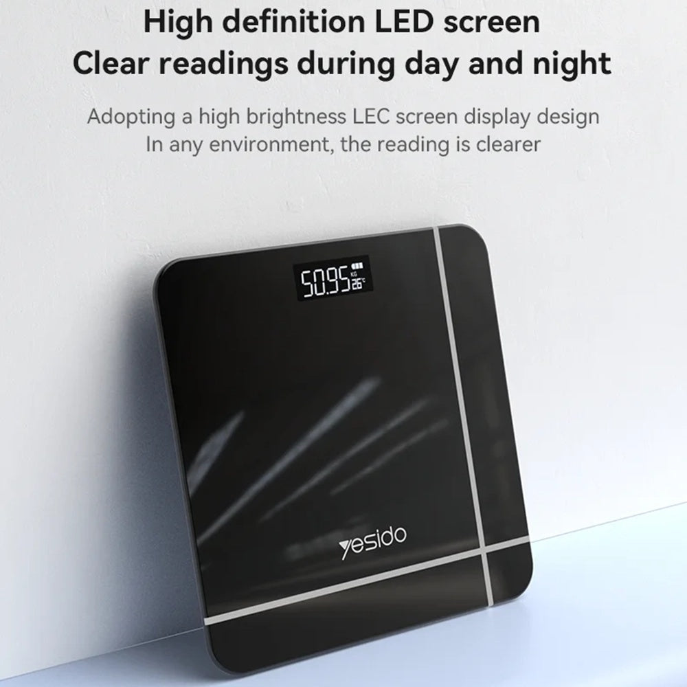 Digitalwaage Yesido MG09, Schwarz