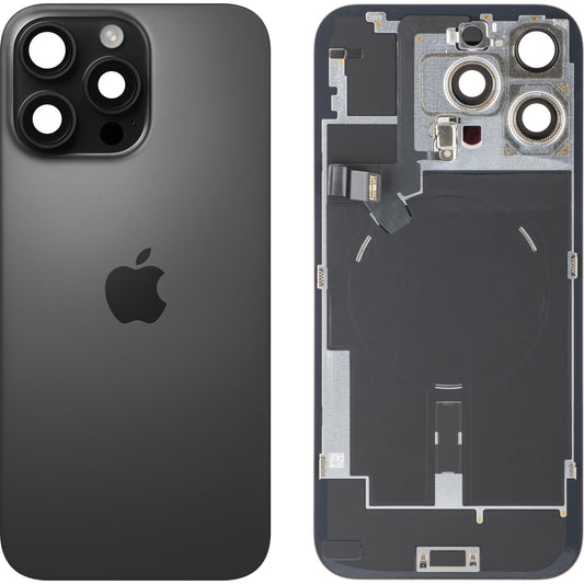 Apple iPhone 16 Pro Max Battery Cover, Black (Black Titanium), Swap