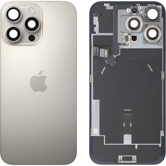 Apple iPhone 16 Pro Max Battery Cover, Beige (Natural Titanium), Swap